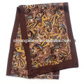 Indian Popular Pattern Digital Printed Business Men Choice Satin Scarf Men